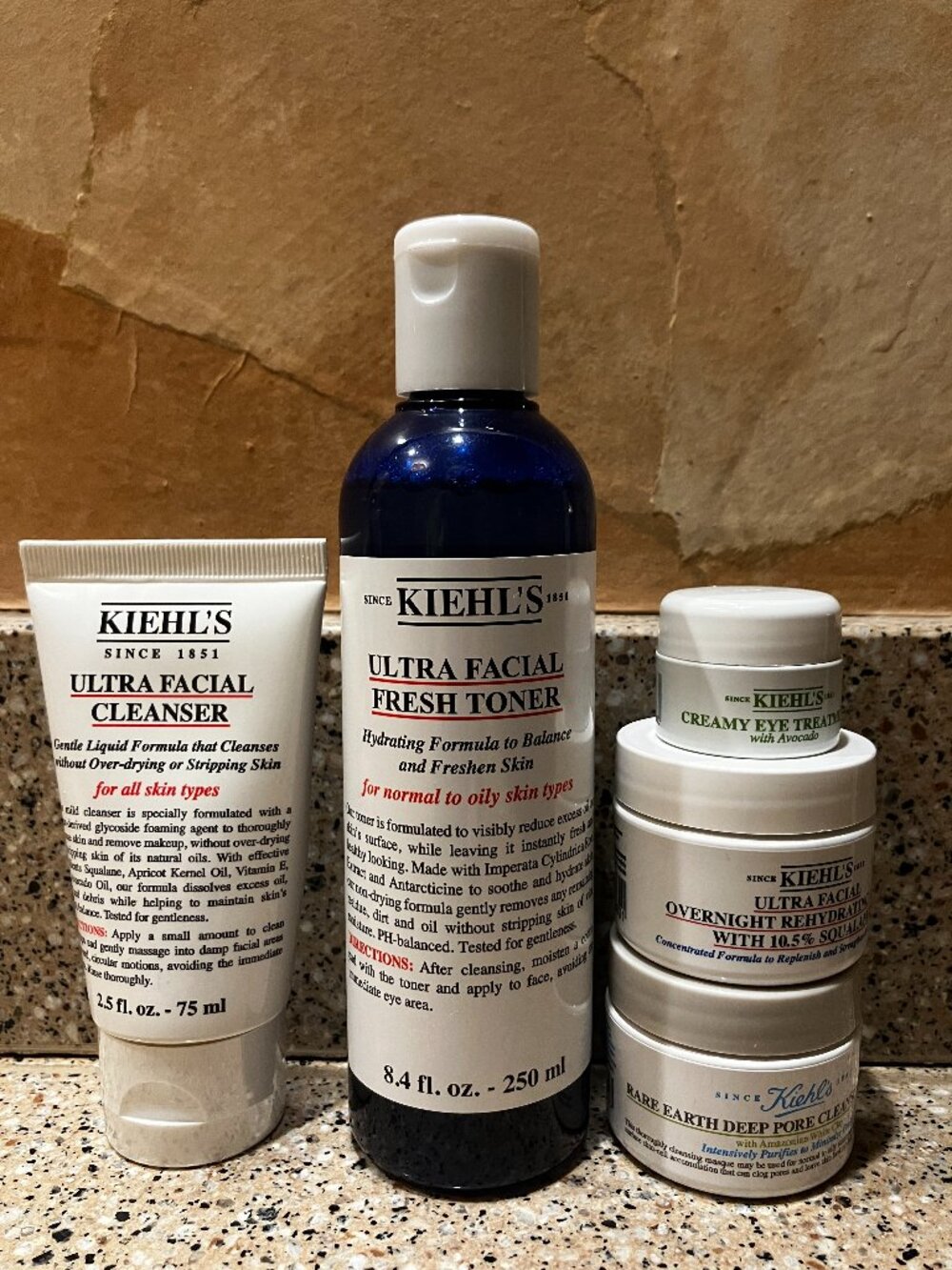 Kiehl'sSet of Ultra Facial Cleanser, Toner , eye , Masques, ! NEW